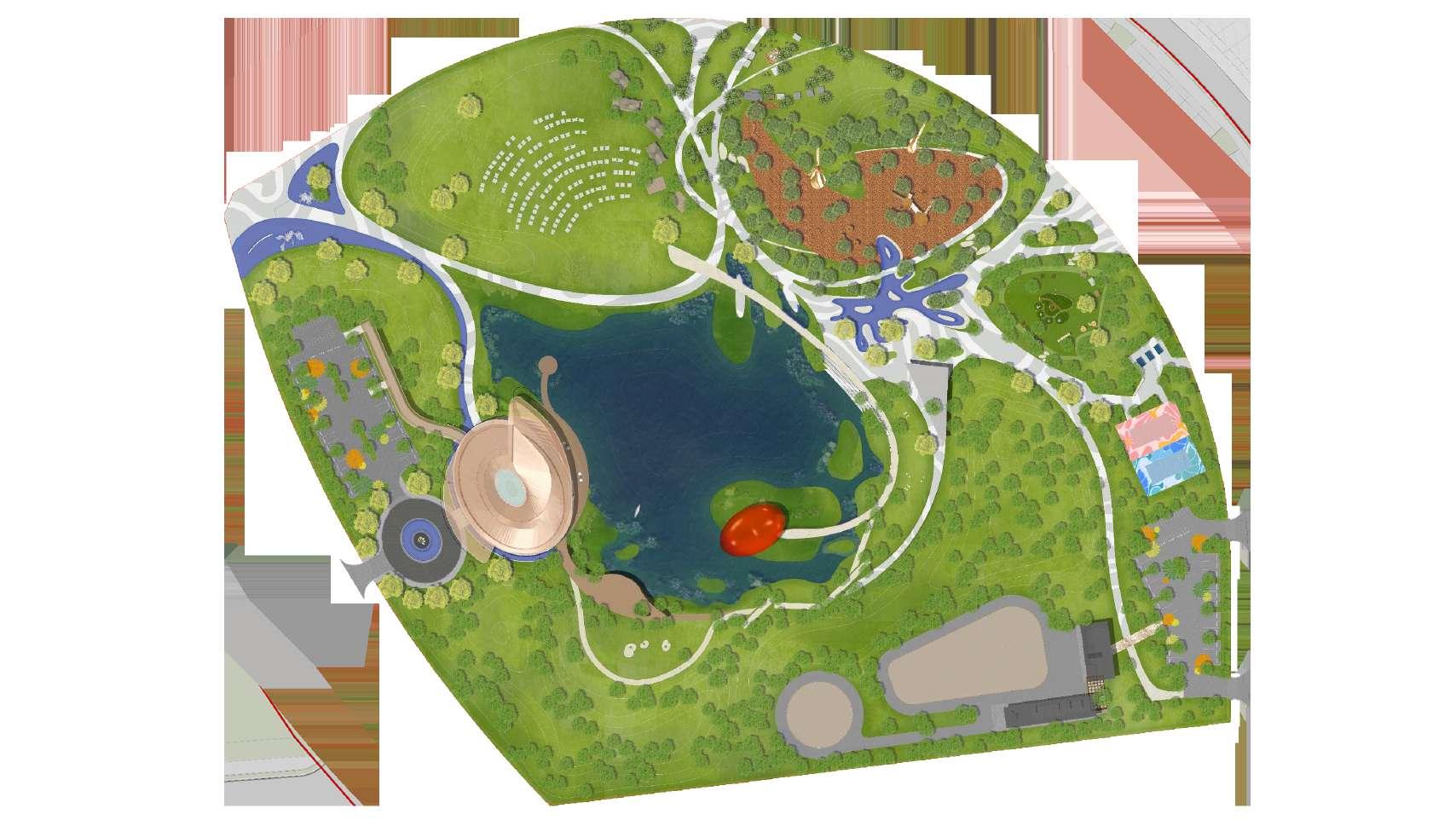 Tiện ích Central Park — Hồng Hạc City